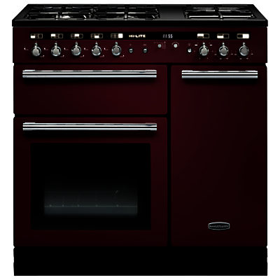 Rangemaster Hi-LITE 90 Dual Fuel Range Cooker Cranberry Rangemaster Hi-LITE 90 Dual Fuel Range Cooker Cranberry